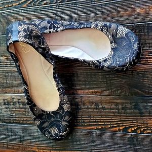 Vince Camuto Lace Ballerina Flats